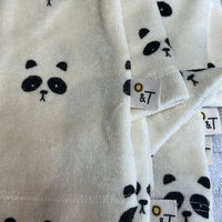 Panda Terry Towelling Set