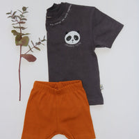 Rust Ribbed Cycling short