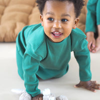 Unisex Ribbed Forest Green Pyjama