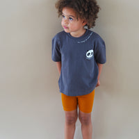 Rust Ribbed Cycling short