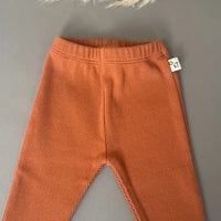 Rust Rib Leggings