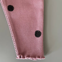 Dotty Frill Rib Legging