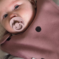 Unisex Dotty Rib Bib