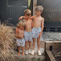 Panda Stripe Swimshort