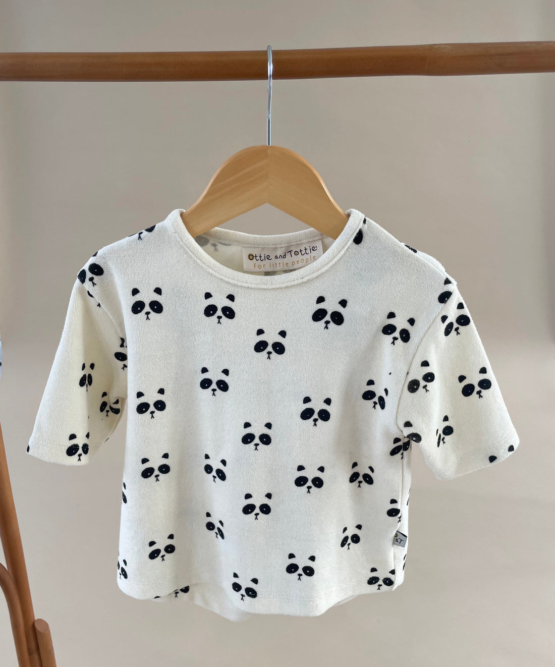 Panda Terry Towelling Set