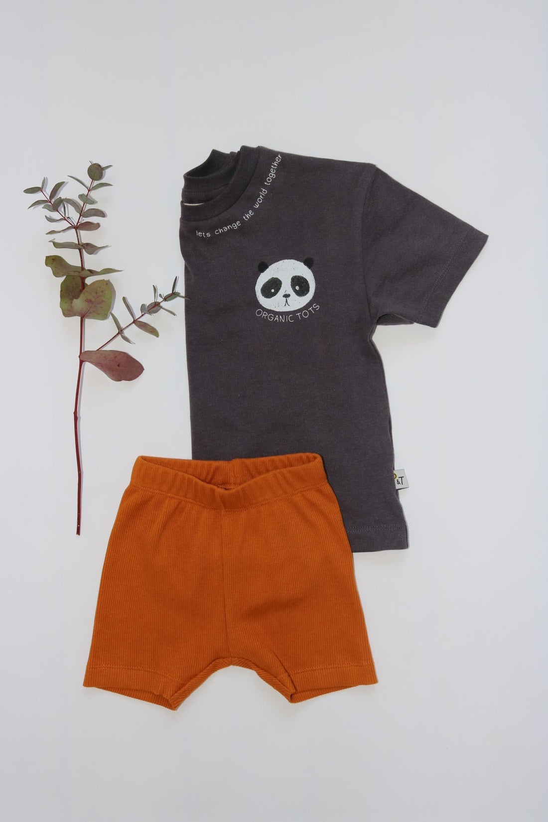 Rust Ribbed Cycling short