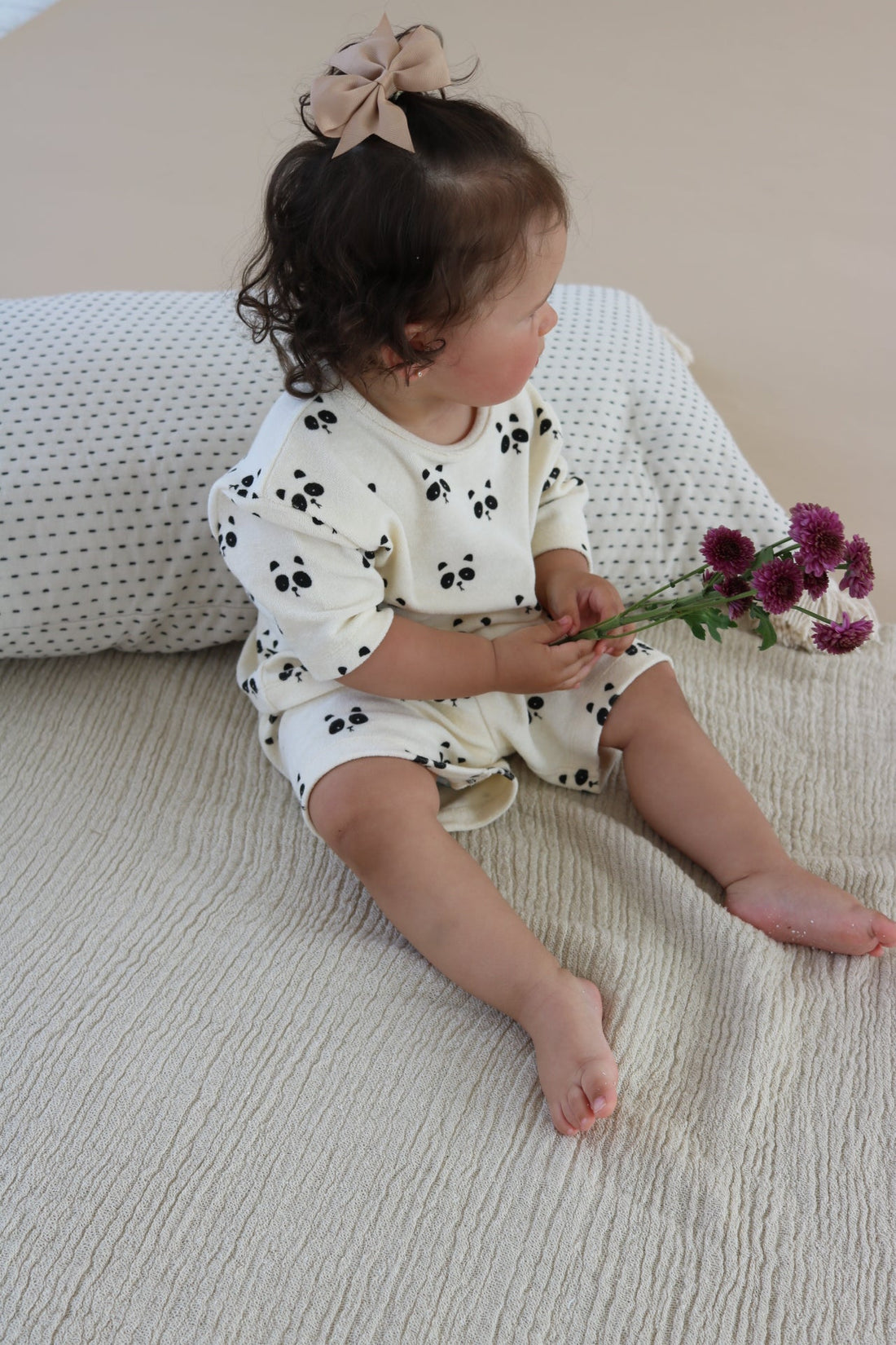 Panda Terry Towelling Set