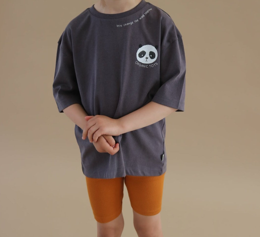 Rust Ribbed Cycling short