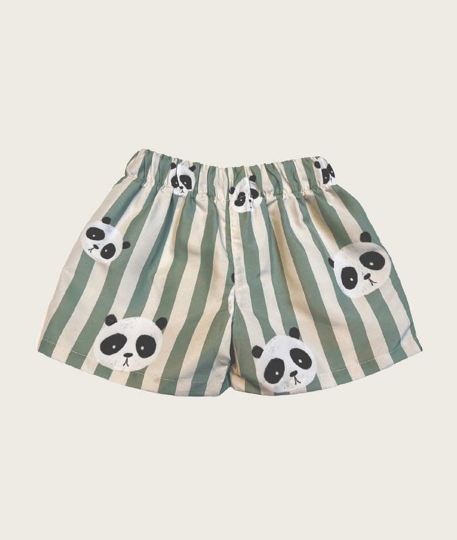 Panda Stripe Swimshort