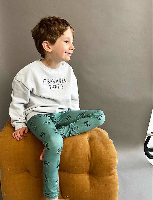 Unisex Teal Legging