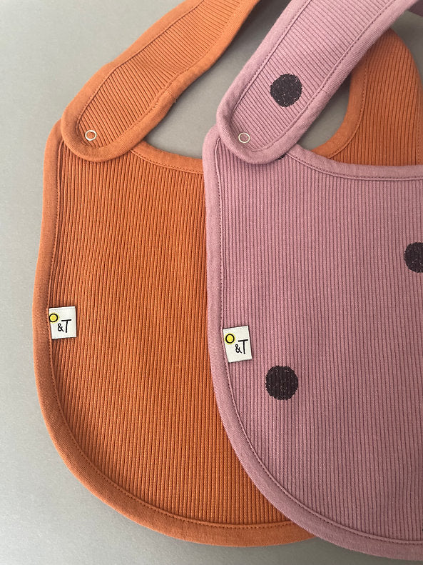 Unisex Dotty Rib Bib